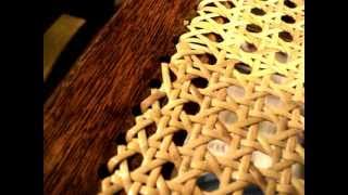 Chair Caning Tips  Making Fish Heads [upl. by Norrie]