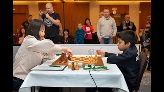 Praggnanandhaa beats Womens World Champion Ju Wenjun [upl. by Emelda]