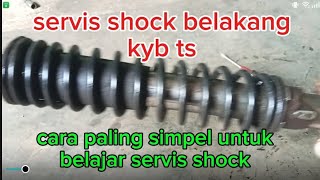 SERVIS SHOCK BELAKANG KYB TS [upl. by Stockmon190]