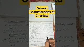 General characteristics of Phylum Chordata  chordates chordata zoology trendingshorts [upl. by Butch]