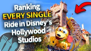 Ranking EVERY SINGLE Ride in Disney’s Hollywood Studios [upl. by Attener348]