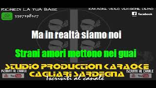 Laura Pausini Strani amori KARAOKECORI [upl. by Eenal190]