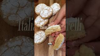 34100  Italian Ricciarelli italian cookies bakingrecipes easyrecipes [upl. by Dustie]