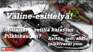 VÄLINEESITTELYÄ  MILLAISELLA SETILLÄ KALASTAN PILKKIKAUDENK2J3 [upl. by Thapa]