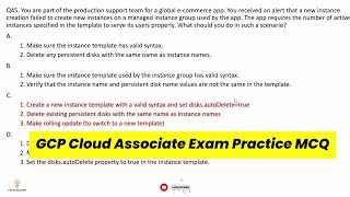 GCP  Google Cloud Associate Engineer Exam Practice Test Question Dump with Explanation  Module 3 [upl. by Oys]