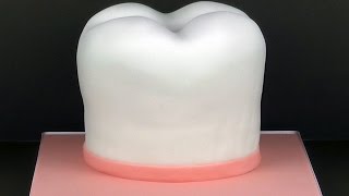 Making a giant tooth cake [upl. by Karp]