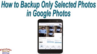 How to Backup Only Selected Photos in Google Photos [upl. by Asalocin35]