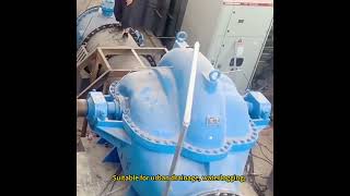 Motor horizontal double suction split pump working [upl. by Samp572]