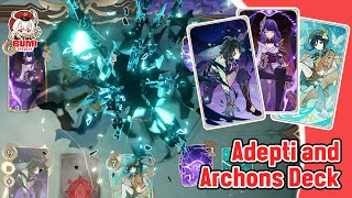 Shing shing shing Xiao Adepti and Archons Deck  Genshin TCG [upl. by Griswold]