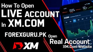 How To Open Live Profile Account In XMGlobal Com  ForexGuruPk [upl. by Pauletta]