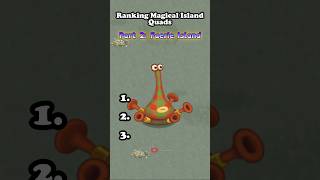 Ranking 🧚Faerie Island 📖 Quads in My Singing Monsters shorts [upl. by Ninahs]