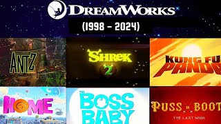 All DreamWorks Animation Movies Title Cards 1998  2024  THE ANIFAN [upl. by Byron]