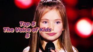 Top 5  The Voice of Kids 5 [upl. by Angelia]