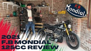 FB Mondial HPS 125cc 2021 Euro 5 Motorcycle Review [upl. by Acirne]