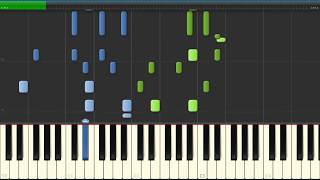 Deltarune  The World Revolving Piano Tutorial Sheets in Desc [upl. by Milla]