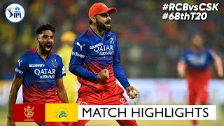 Chennai Super Kings Vs Royal Challengers Bangalore IPL Match 68 Highlights 2024  CSK VS RCB IPL [upl. by Sirah]