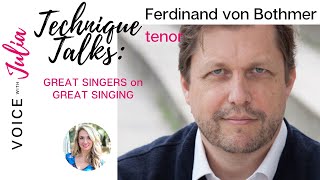 Ferdinand von Bothmer discusses the tenor registration and repertoire [upl. by Tulley]