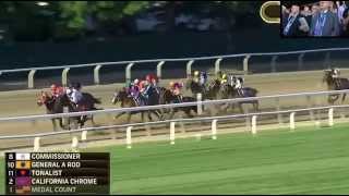 2014 Belmont Stakes LIVE  Tonalist Beats California Chrome [upl. by Carothers]