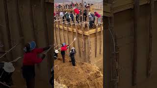 Soil layer house construction process [upl. by Maximo]