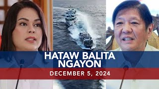 UNTV Hataw Balita Ngayon  December 05 2024 [upl. by Kristen]