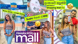 Havelock City Mall  රැ 100ට Sushi 🤩  Stories of Lash [upl. by Dolly699]