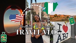 Travel with me to Nigeria for Detty December ✈️  USA to Nigeria december travel vlog [upl. by Notneb]