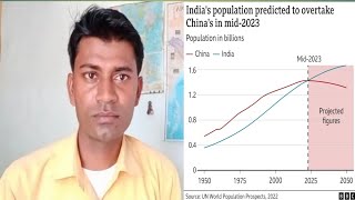 Indias population to overtake Chinas in 2023 [upl. by Eelydnarb]