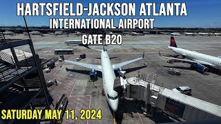 Hartsfield Jackson Atlanta International Airport Delta Gate B20 [upl. by Sigfried]