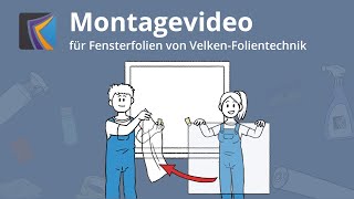 Fensterfolie anbringen ✅ So einfach geht es Montage Anleitung vom Profi  Velkende [upl. by Senzer]