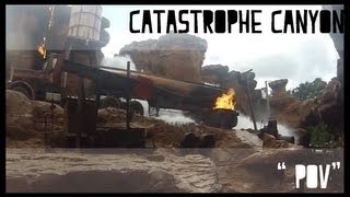 POV Catastrophe Canyon Disneys Hollywood Studios  Backlot Tour [upl. by Gian852]