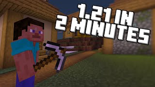 Minecraft 121 Speedrun in 2 Minutes [upl. by Hsac]