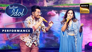 Indian Idol S14  quotO Sathi Chalquot पर Sayali और Dipan की Perfect Sync ने जीता सभी का दिल  Performance [upl. by Ahtela]