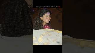 Chain ho chain ho song status  Sai pallavi in saree status  Sai pallavi traditional saree whatsapp [upl. by Yreffej]