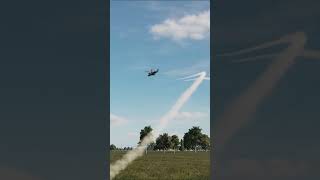 Russian Ka50 Helicopter Evades Stinger Missiles  DCS [upl. by Wernda]