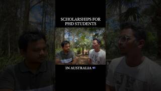 SCHOLARSHIPS FOR PHD STUDENTS IN AUSTRALIA 🇦🇺 [upl. by Blackmun]