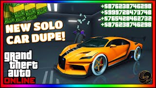 SOLO  NEW SUPER EASY GTA 5 ONLINE CAR DUPLICATION GLITCH  AFTER PATCH 167  PS5XBOXPC [upl. by Polak]