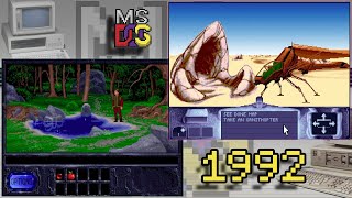 50 MSDOS games released in 1992 [upl. by Eidoow]