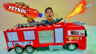 RC Flame Throwing Truck Testing  Chatpat toy tv [upl. by Constantino]