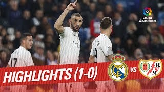 Highlights Real Madrid vs Rayo Vallecano 10 [upl. by Zeidman]