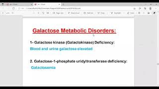 Galactose metabolism disorder [upl. by Adyaj922]