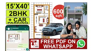 15x40 House Plan With Car Parking [upl. by Auoh]