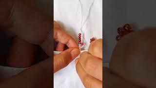 agate perlage handmade handembroidery embroidery embroiderydesign beads zanoubasbr diy [upl. by Lekar]