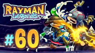 Mecha More Mistakes Back to Origins  Rayman Legends 60 4 Player [upl. by Dowling350]