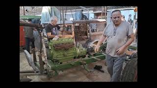 How a workshop of old tractors works Humber 4x4 [upl. by Normand]