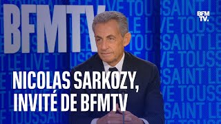 Lintégralité de linterview de Nicolas Sarkozy sur BFMTV [upl. by Eiboh]