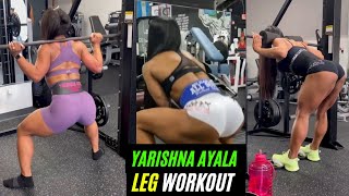 Yarishna Ayala Leg Workout  Yarishna Ayala Workout  Health Engineer [upl. by Rebmyk788]