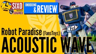 UNBOXING amp REVIEW Transformers Robot Paradise FansToys RP01 Acoustic Wave [upl. by Anigue574]