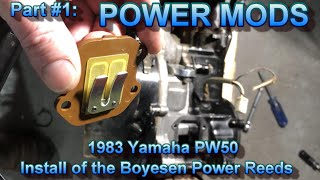 PW50 Power Mod Install of Boyesen Power Reeds [upl. by Lebazi]