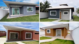 CONFIRA 33 IDEIAS DE CORES PARA FACHADAS DE CASAS – Projetos e Decoração [upl. by Quintessa]