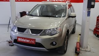 Mitsubishi Outlander Hvordan bytte regreim vannpumpe og multireim 20 DID  2007 til 2012 mod [upl. by Derrej545]